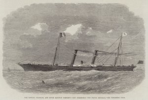 El Nuevo Barco de Vapor de la Compañía de Ferrocarriles de Londres, Chatham y Dover, el Príncipe Imperial